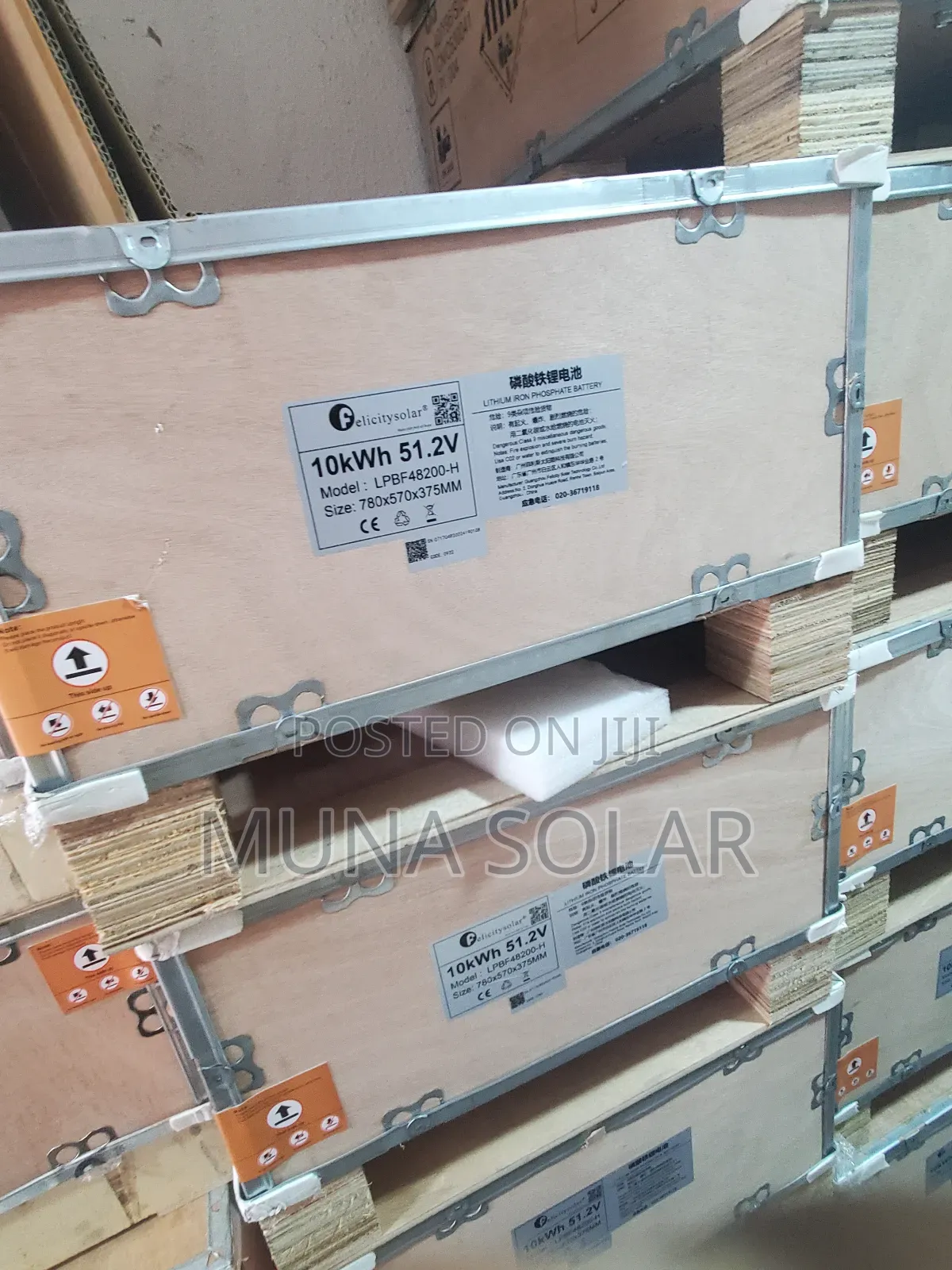 10kwh 51.2v LPBF Felicity Lithium Battery