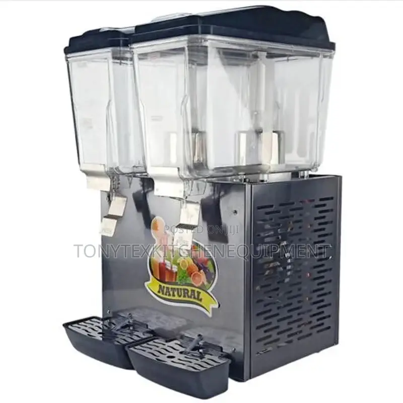 Commercial Fresh Juice Dispenser Double