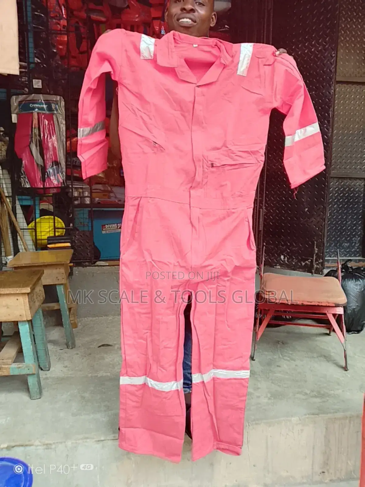 Safety Coverall Red Cover