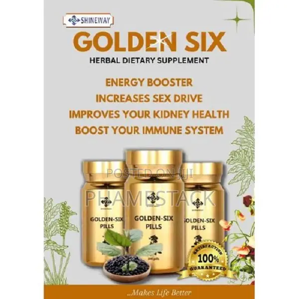 Shineway Golden Six Cupsule to Boost All Body Organs