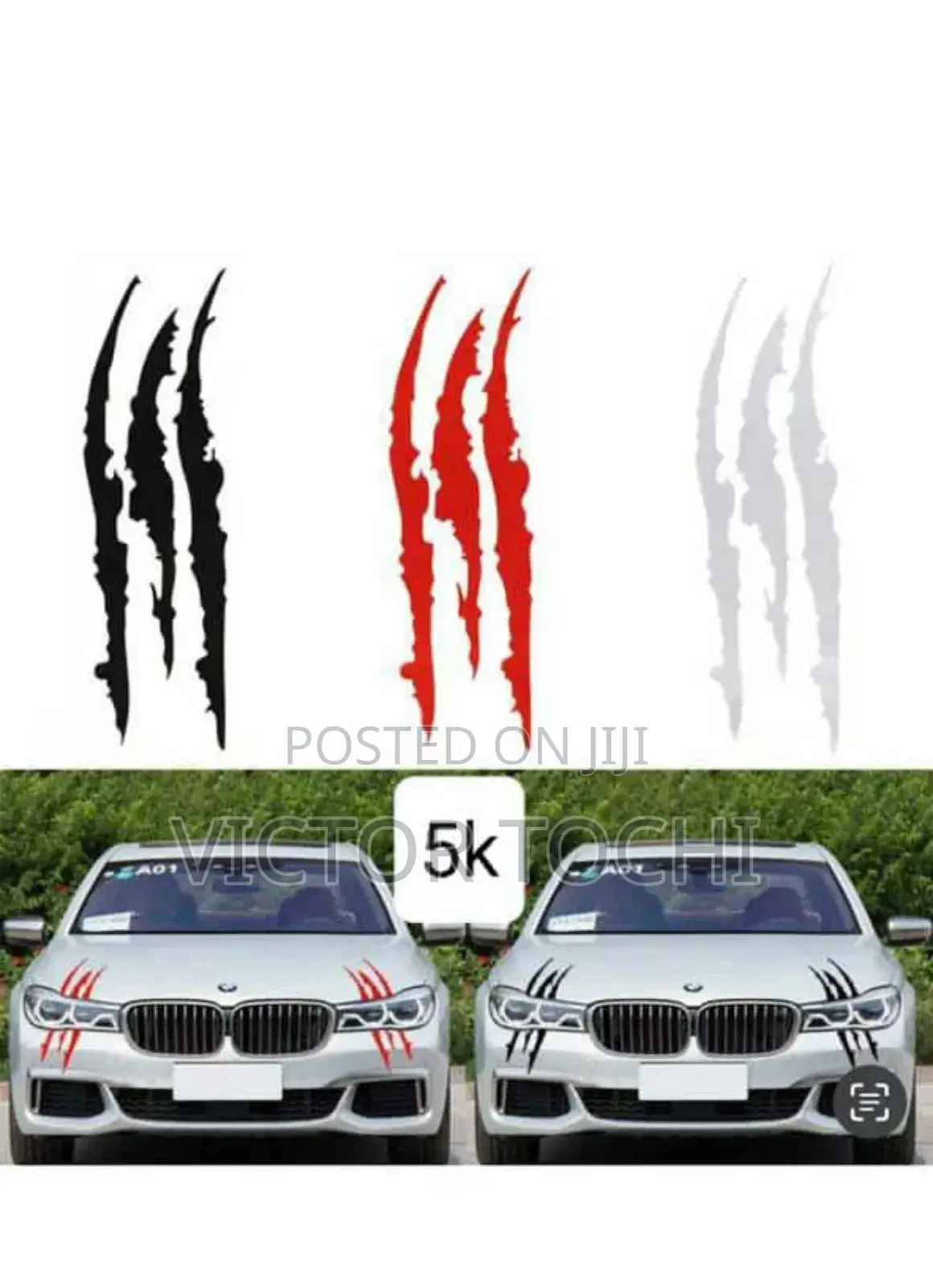 Monster Claws Car Stickers