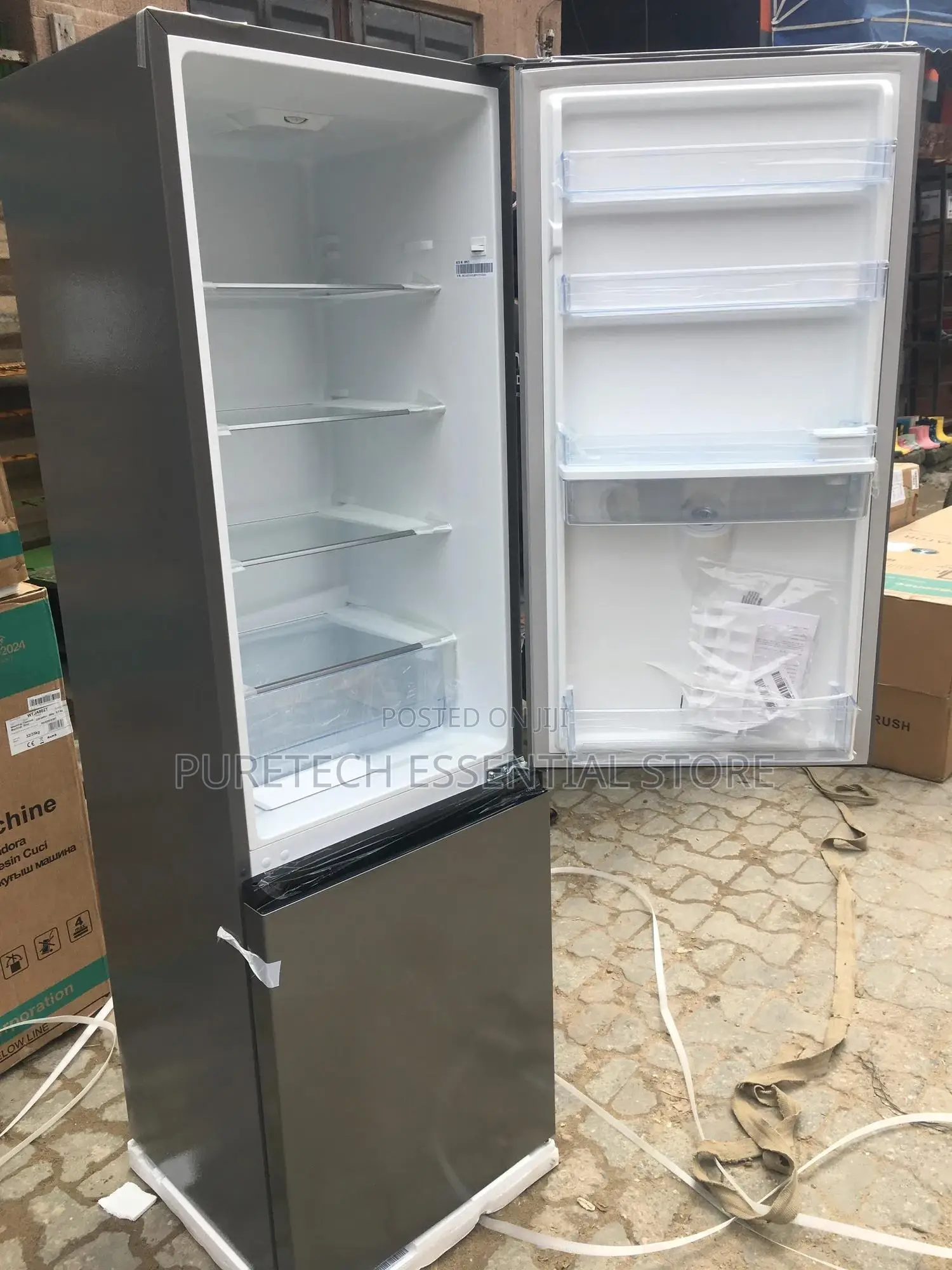 Hisense 264l Double Door Refrigerator With Dispenser 35dcb