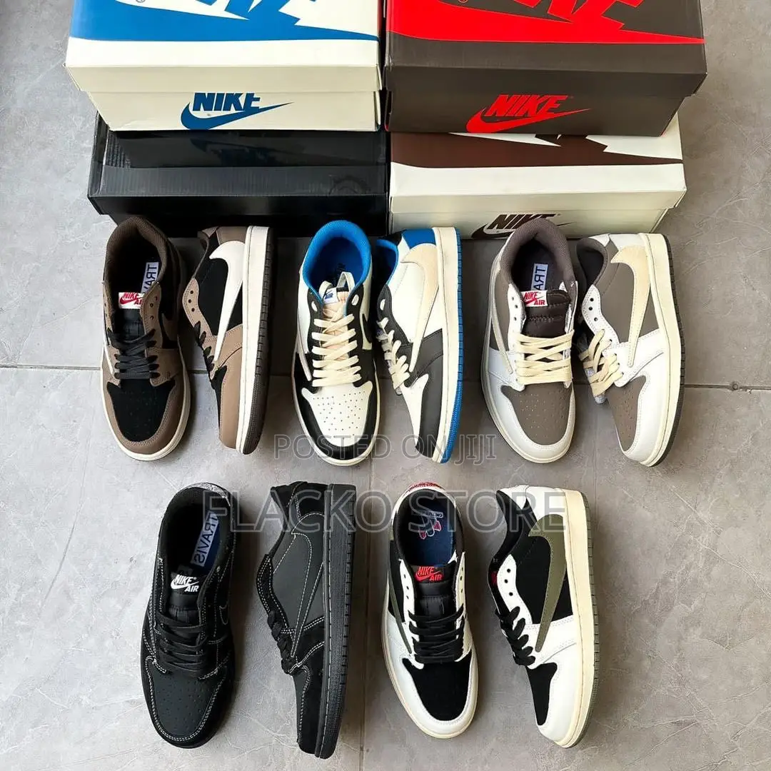 Original Travis Scott X Air Jordan 1 Low Retro Og Sneakers