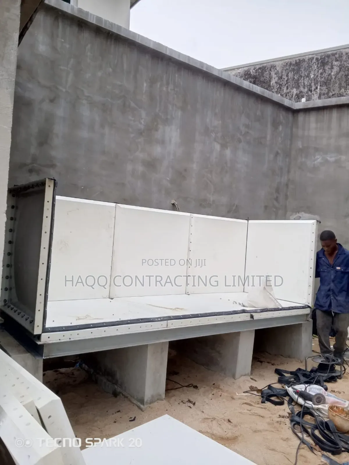Water Storage Tank Construction