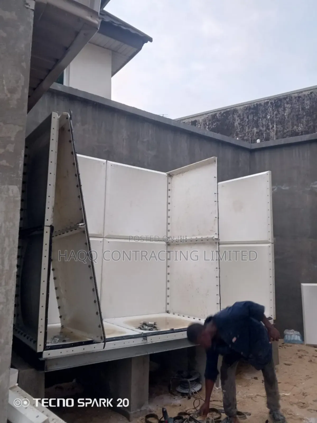 Water Storage Tank Construction