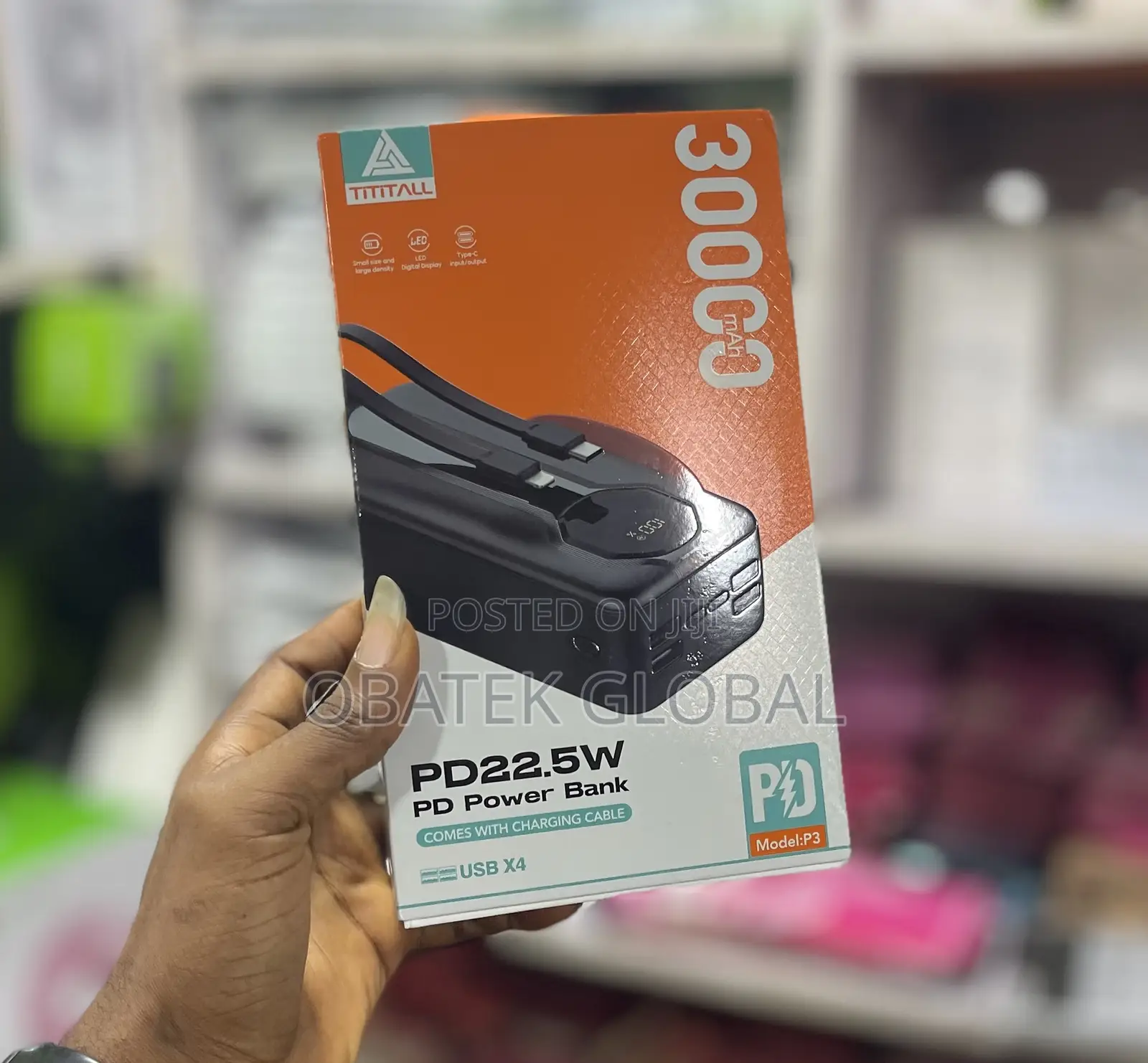 Tititall 30000mah Super Fast Charging Powerbank