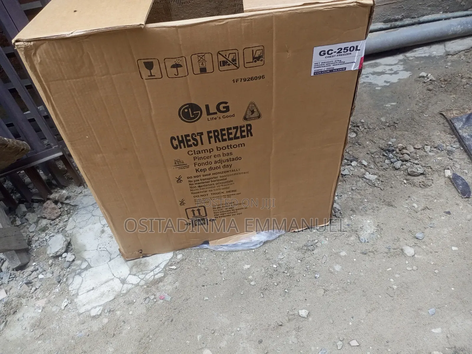 LG Freezer Model 250