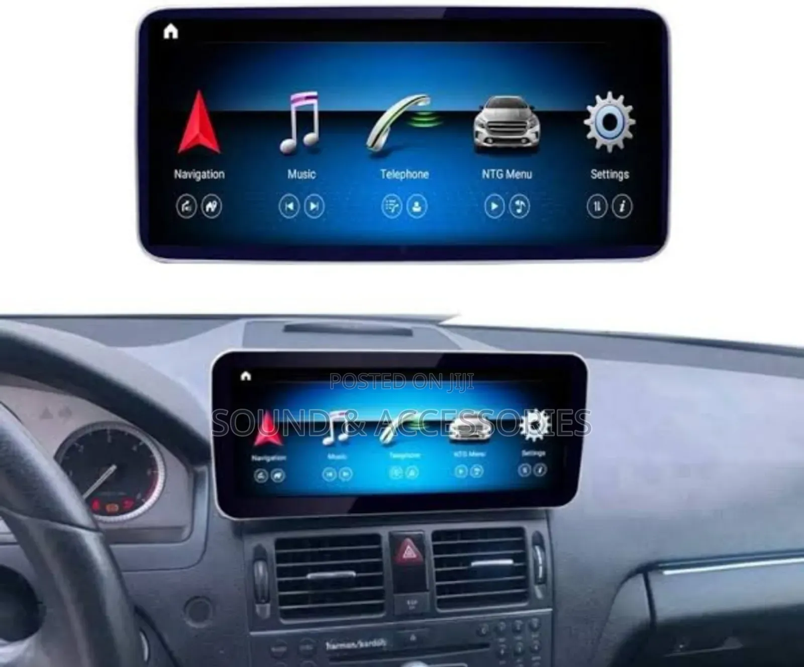 Mercedes Benz W204 2007-11 C300 Tesla Android GPS Nav System