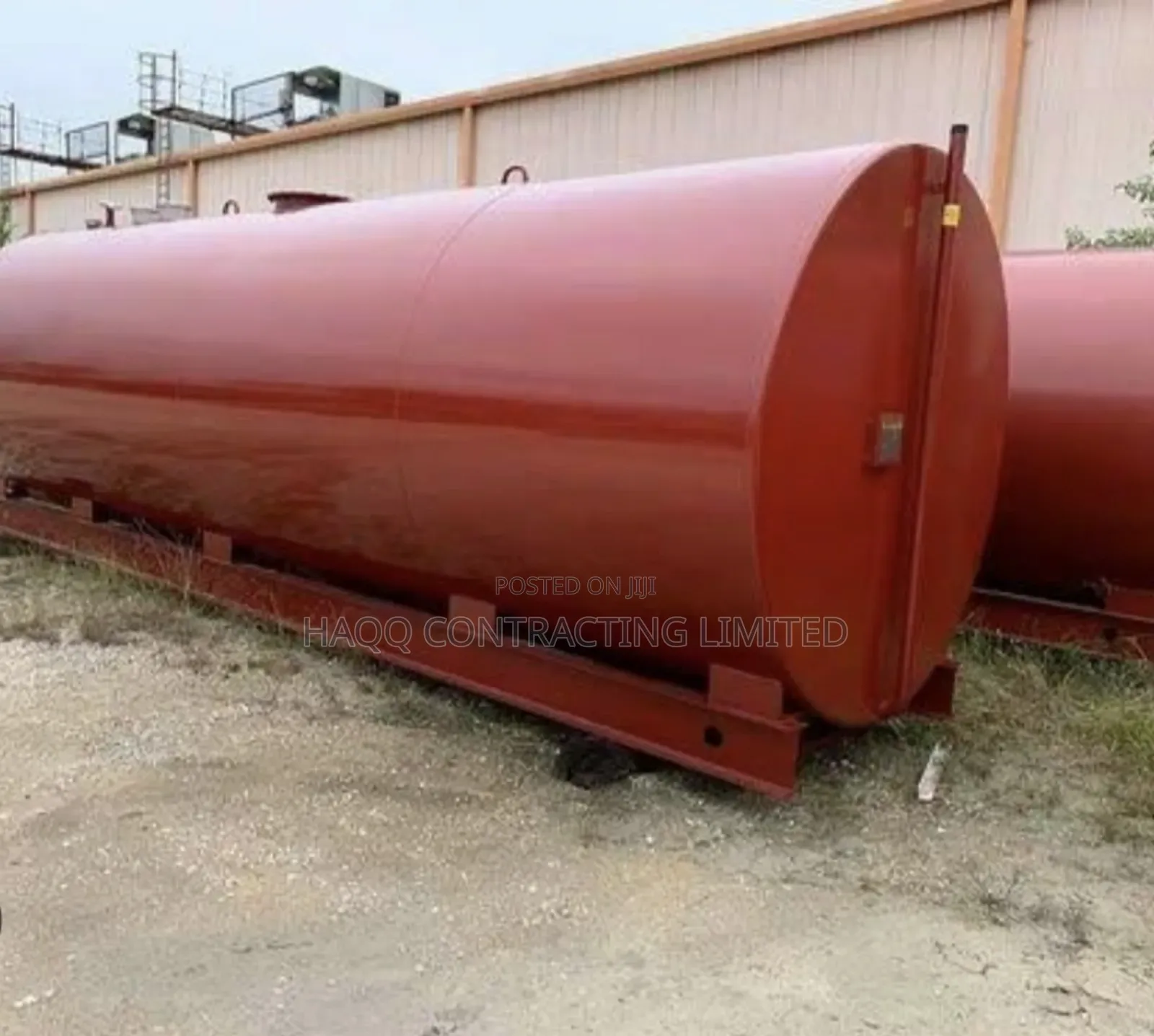 45,000 Litres 6mm Thickness Diesel / Petrol Tank Fabrication