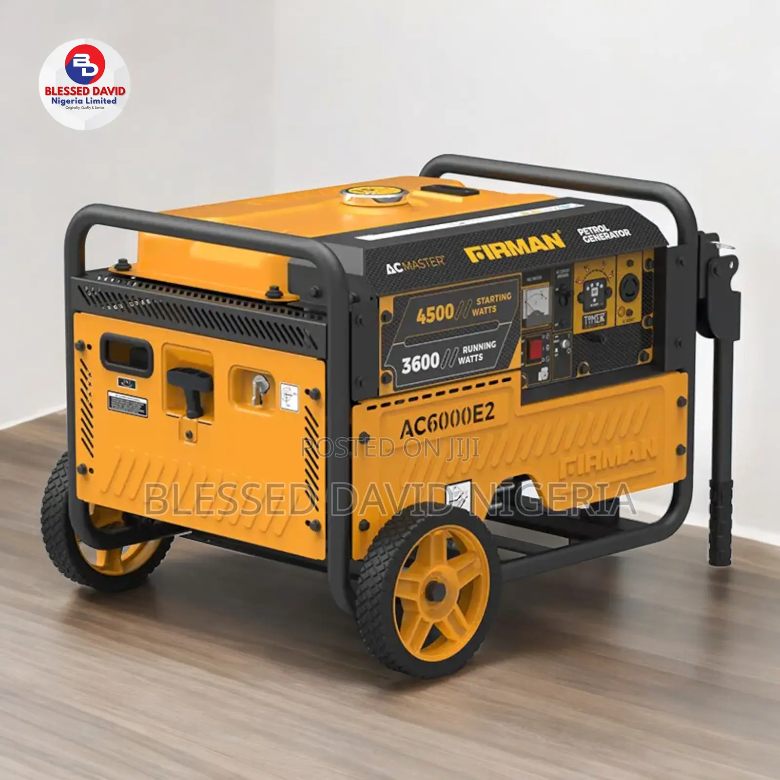 Firman Ac6000e2, 4.5kva (3600w/3.6kw) Petrol Generator