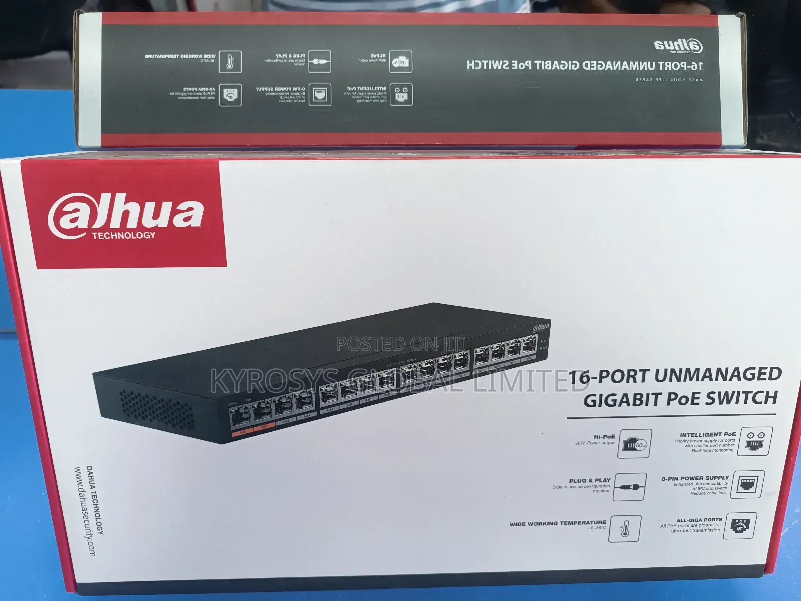 Dahua 16port Unmanaged Gigabit Poe Switch