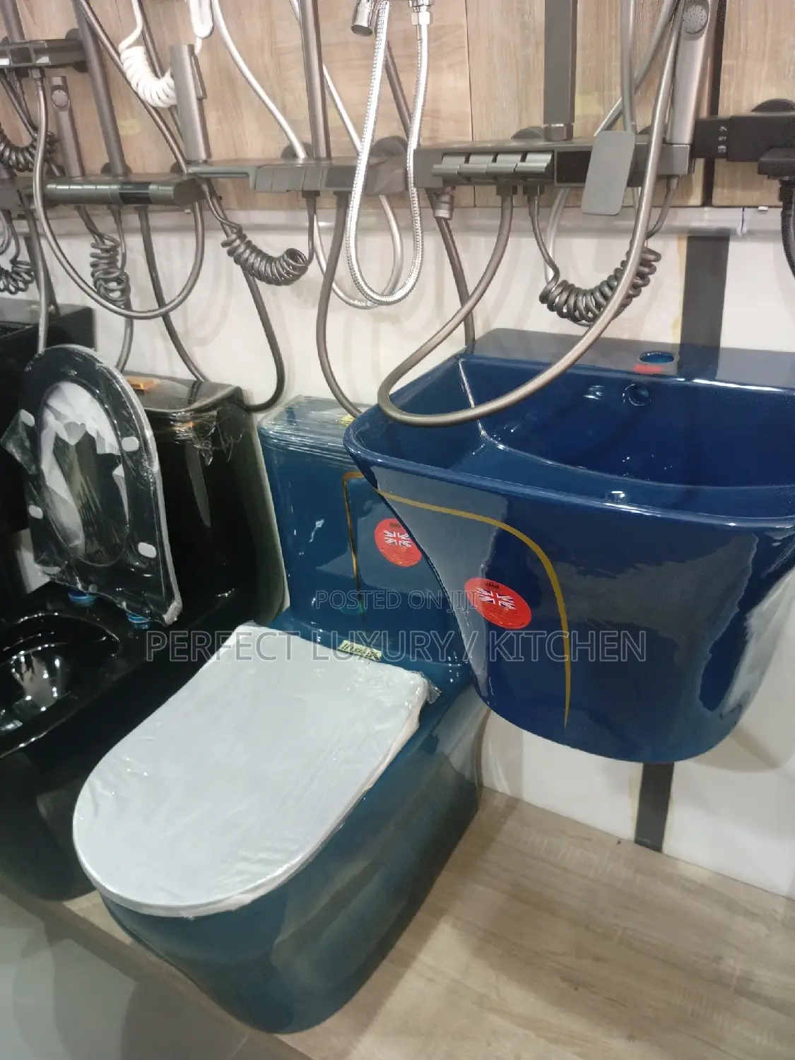 Blue Luxury W.C Water Closet