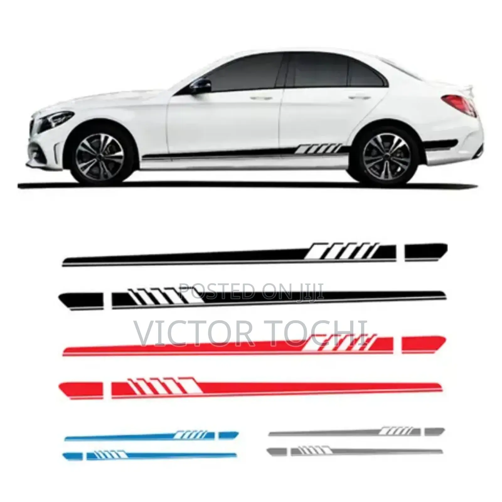 Universal Car Side Racing Stripe Sticker