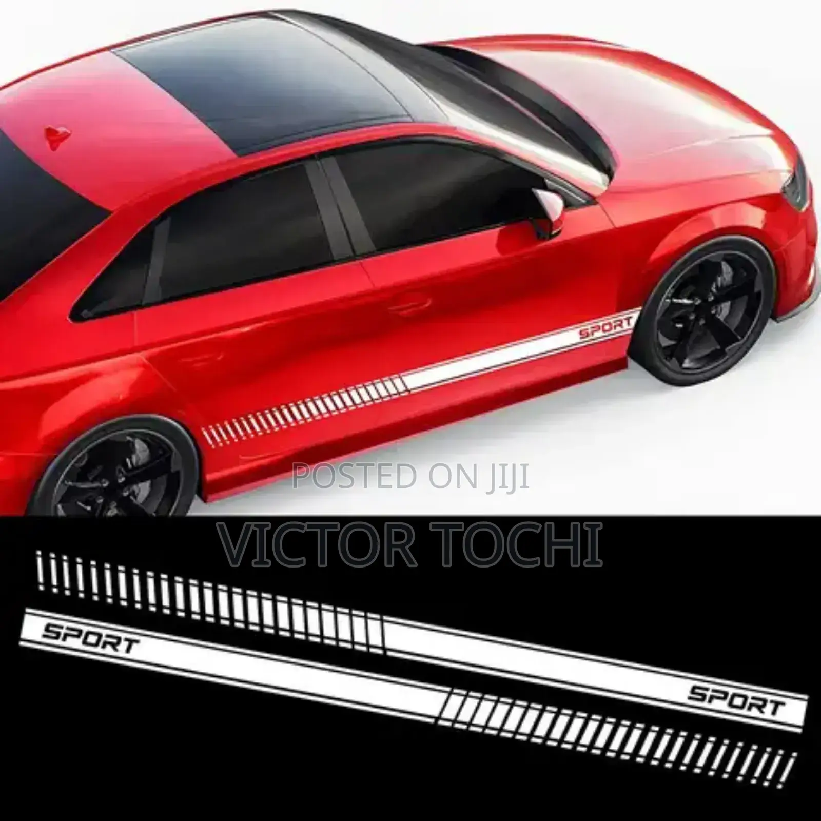 Universal Car Side Racing Stripe Sticker
