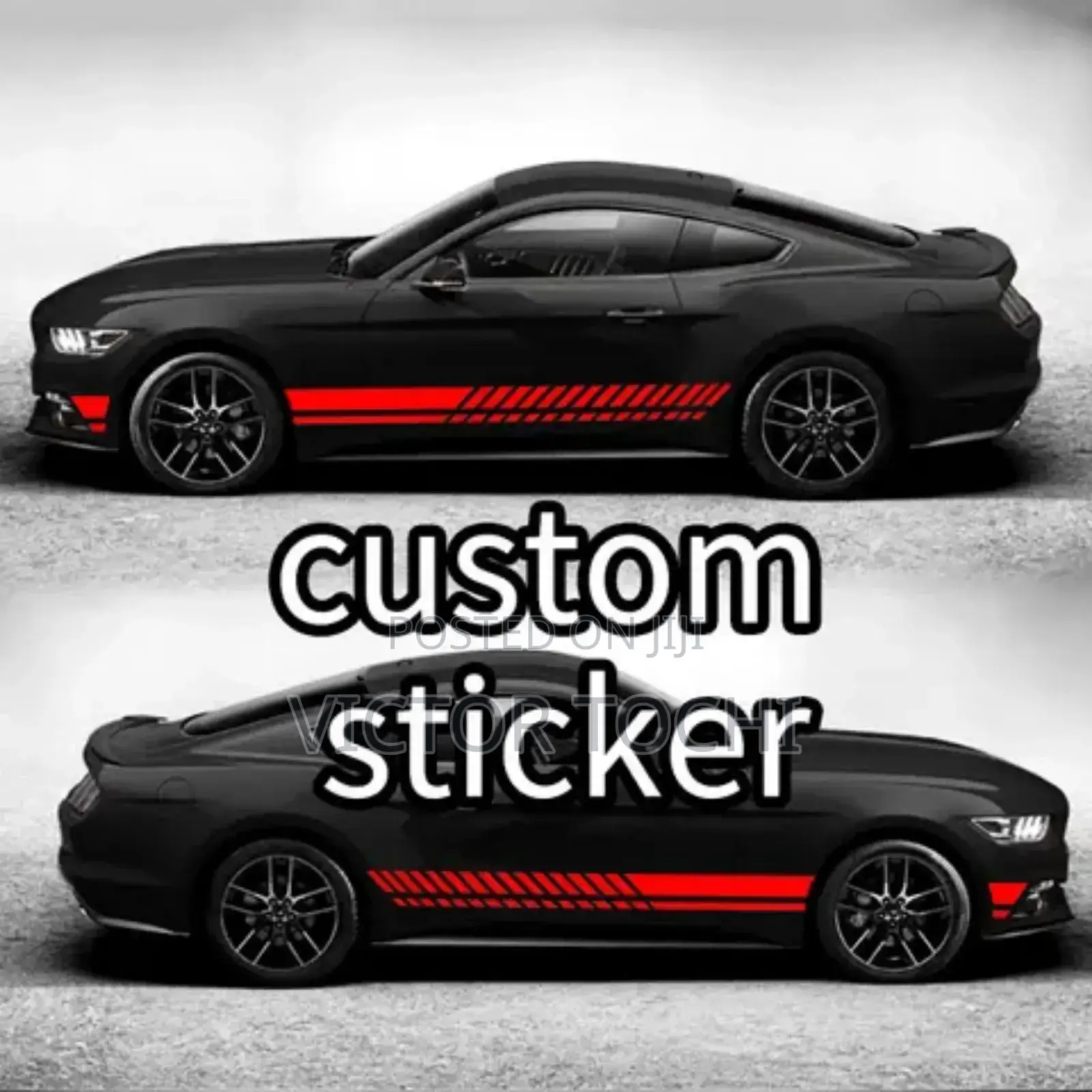 Universal Car Side Racing Stripe Sticker