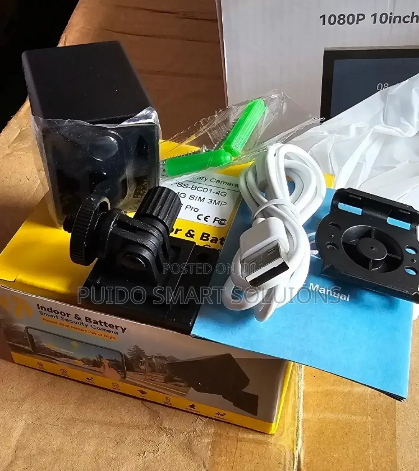 4g Sim 3mp Indoor Solar Camera