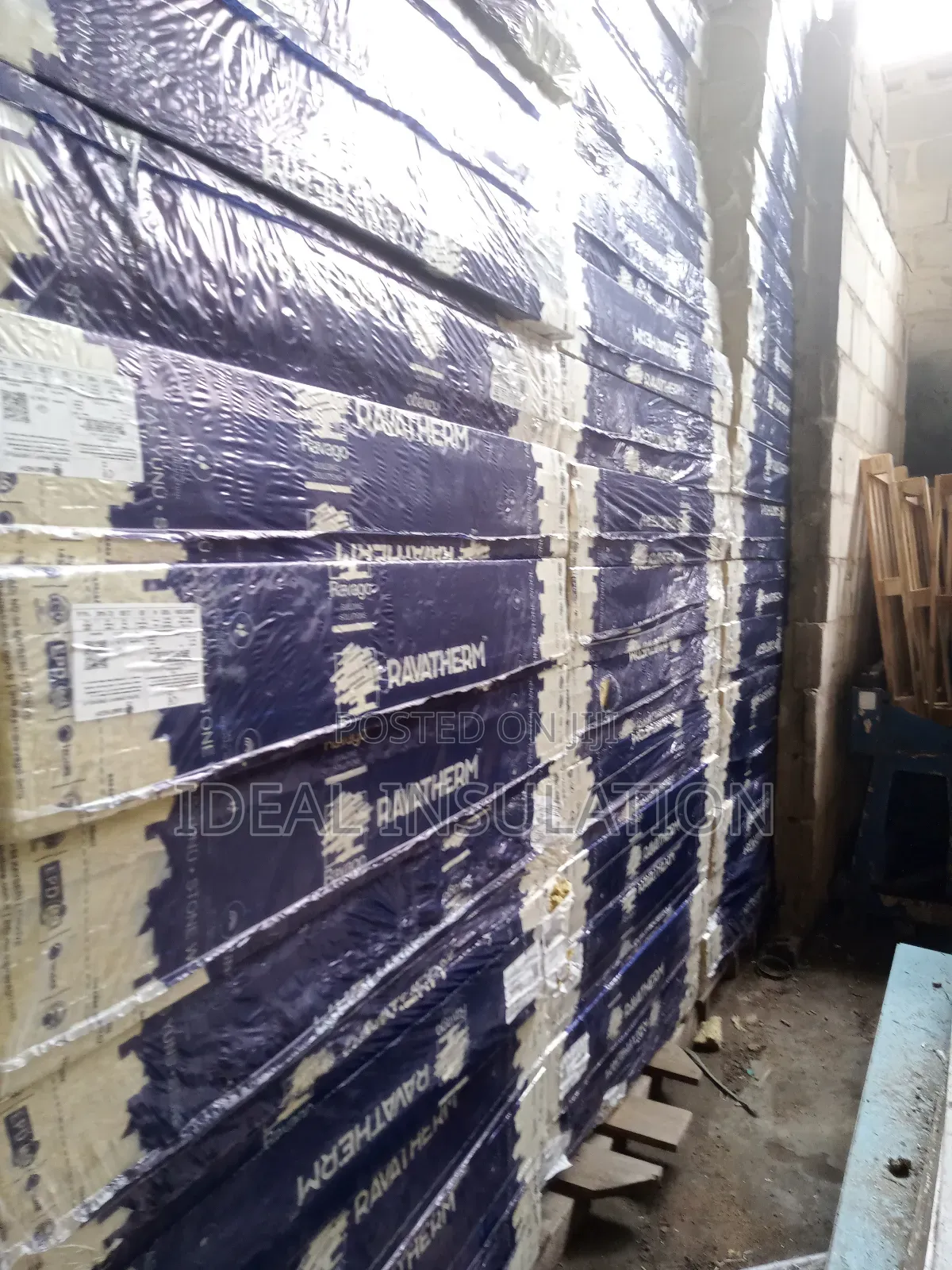 Rockwool Slab With Aluminium Foil 1.2mx0.6mx50mmx100density