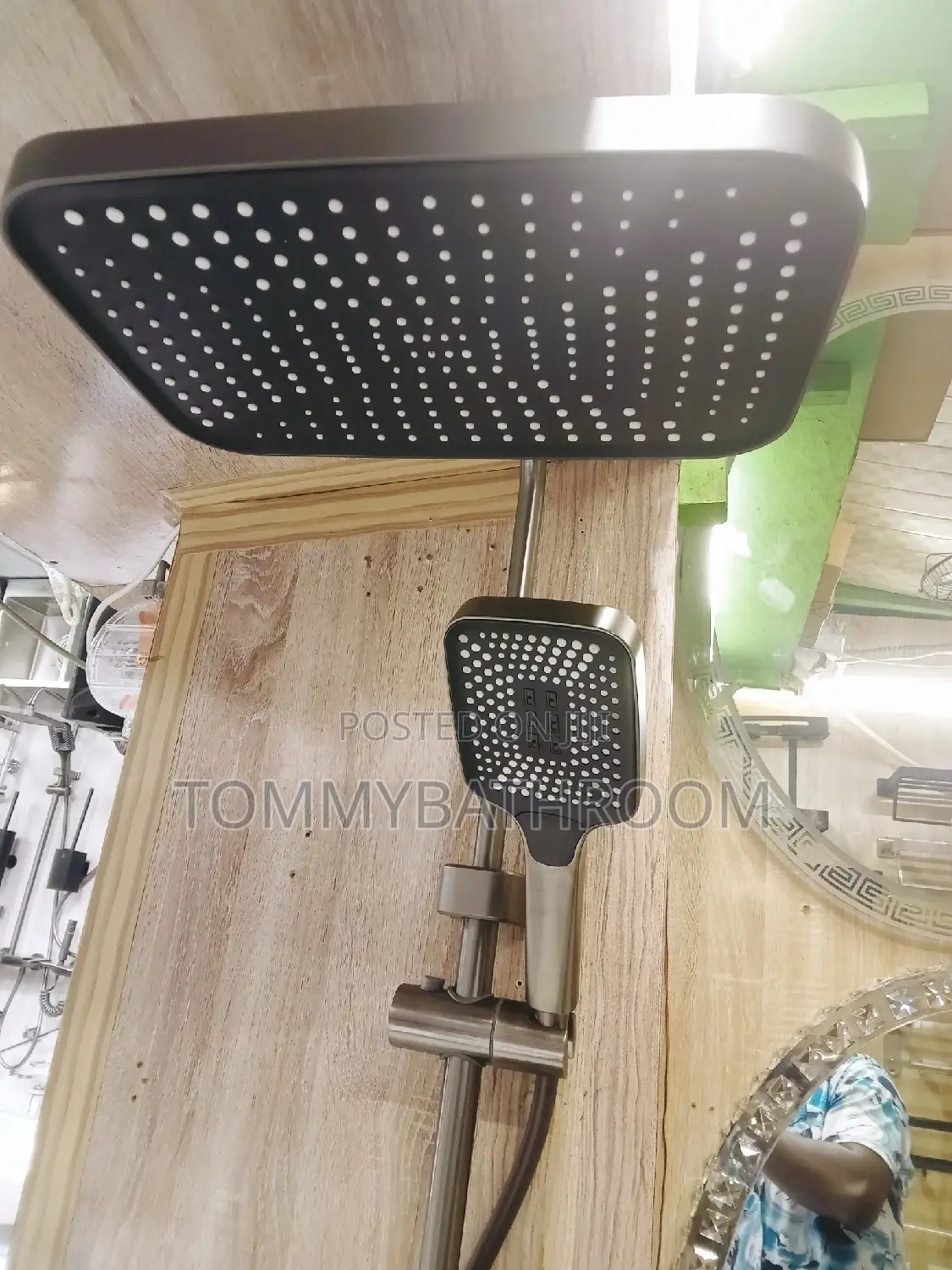 Double Round Thermostatic Ball Shower