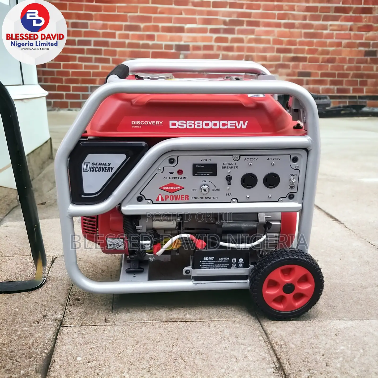 Ipower DS6800CEW, 4.0kva Key Starter Generator 100% Copper