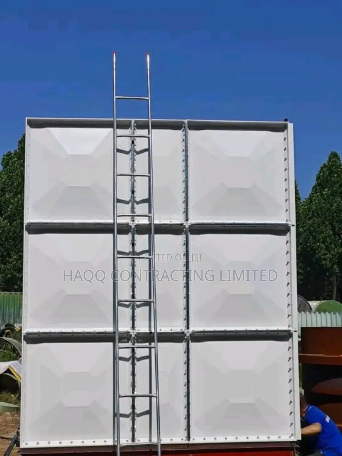 Water Tank Construction, Fibreglass, 20,000 Litres and Above