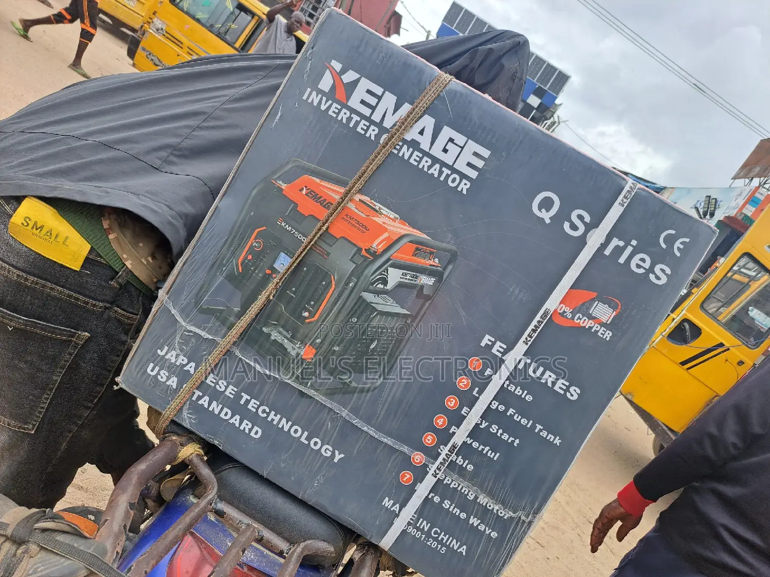 5.5kva Kemage Inverter Petrol Generator Low Fuel Consumption