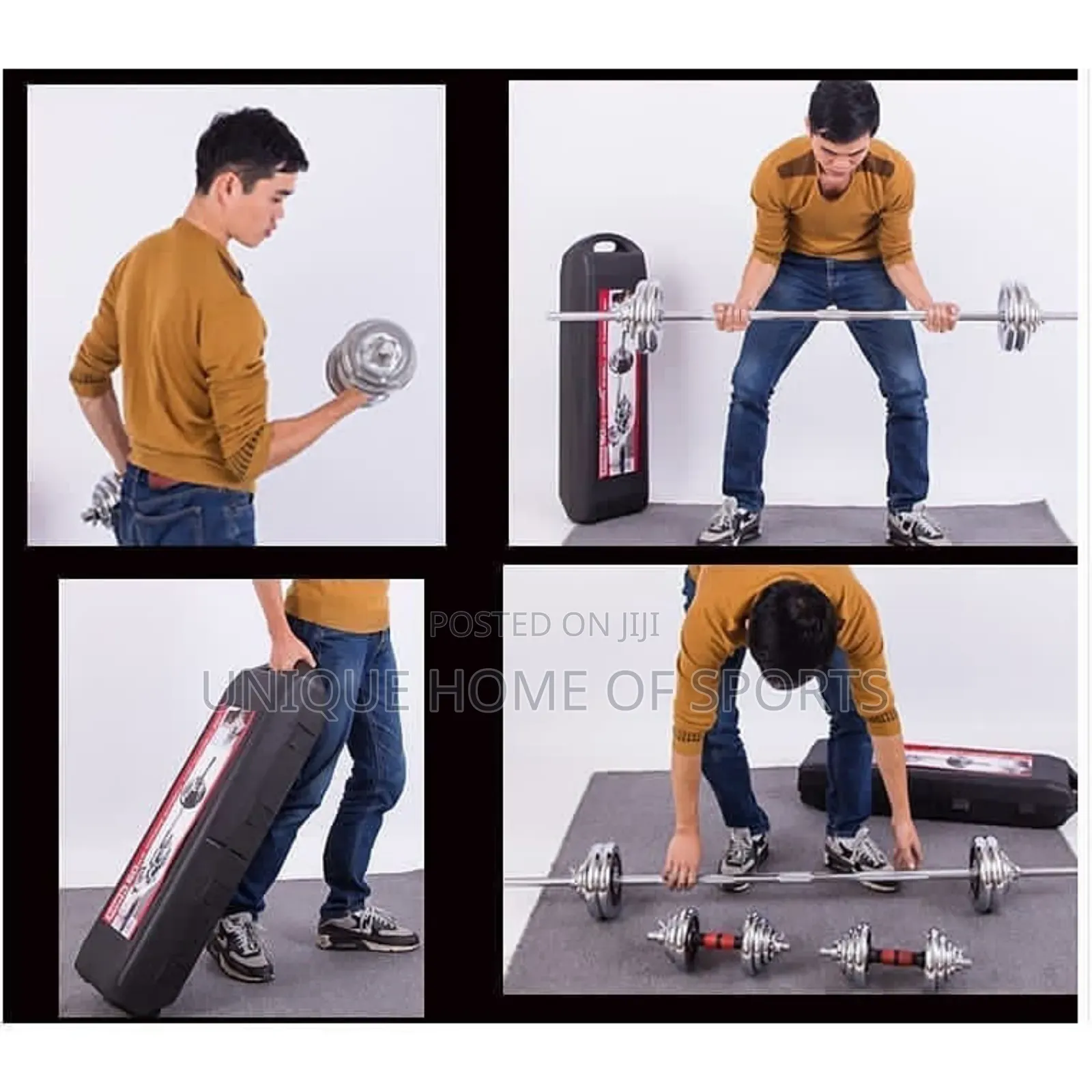 50kg Dumbell Chrome
