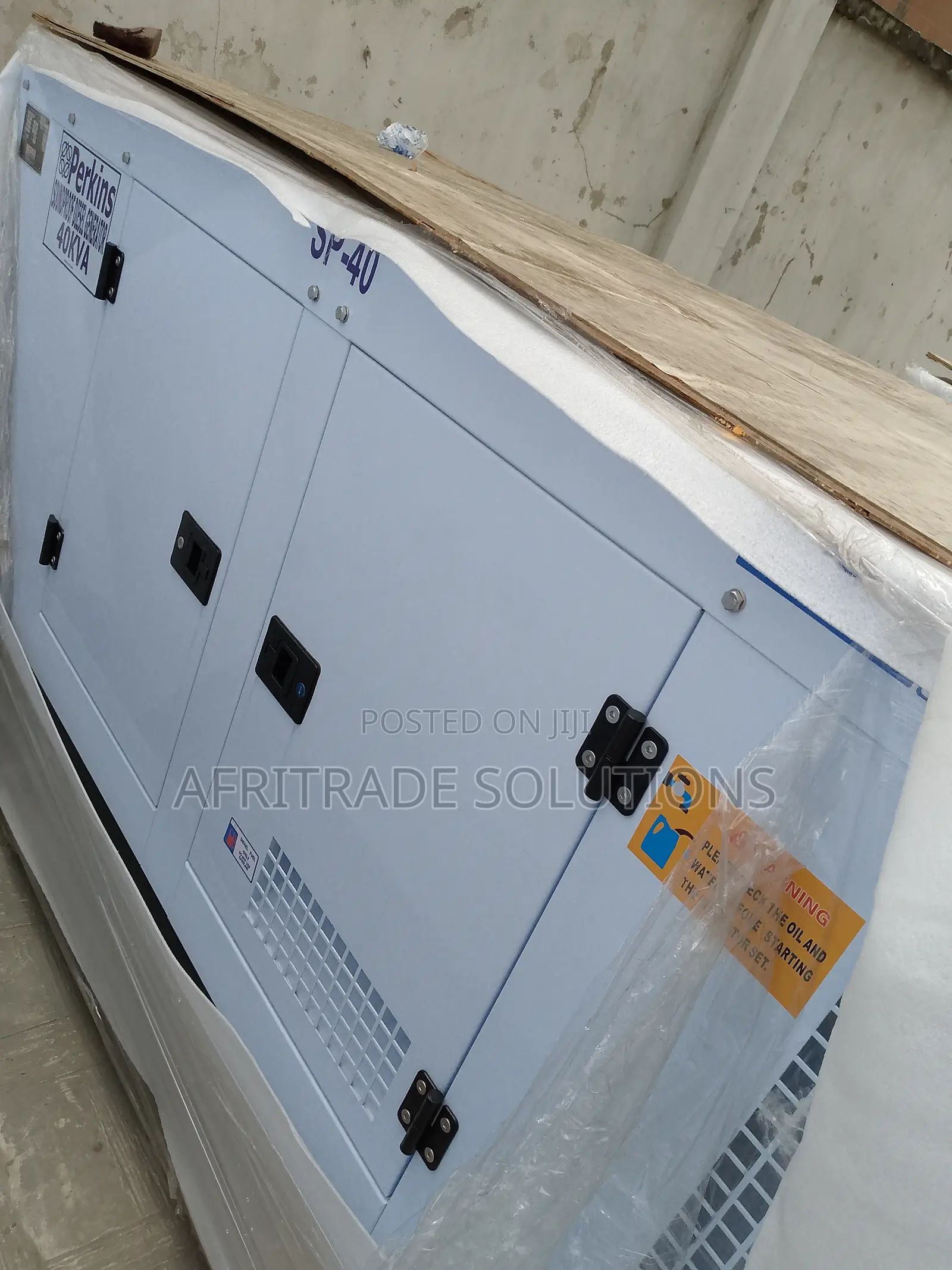 Perkins 40kva Soundproof Generator- Standby Power