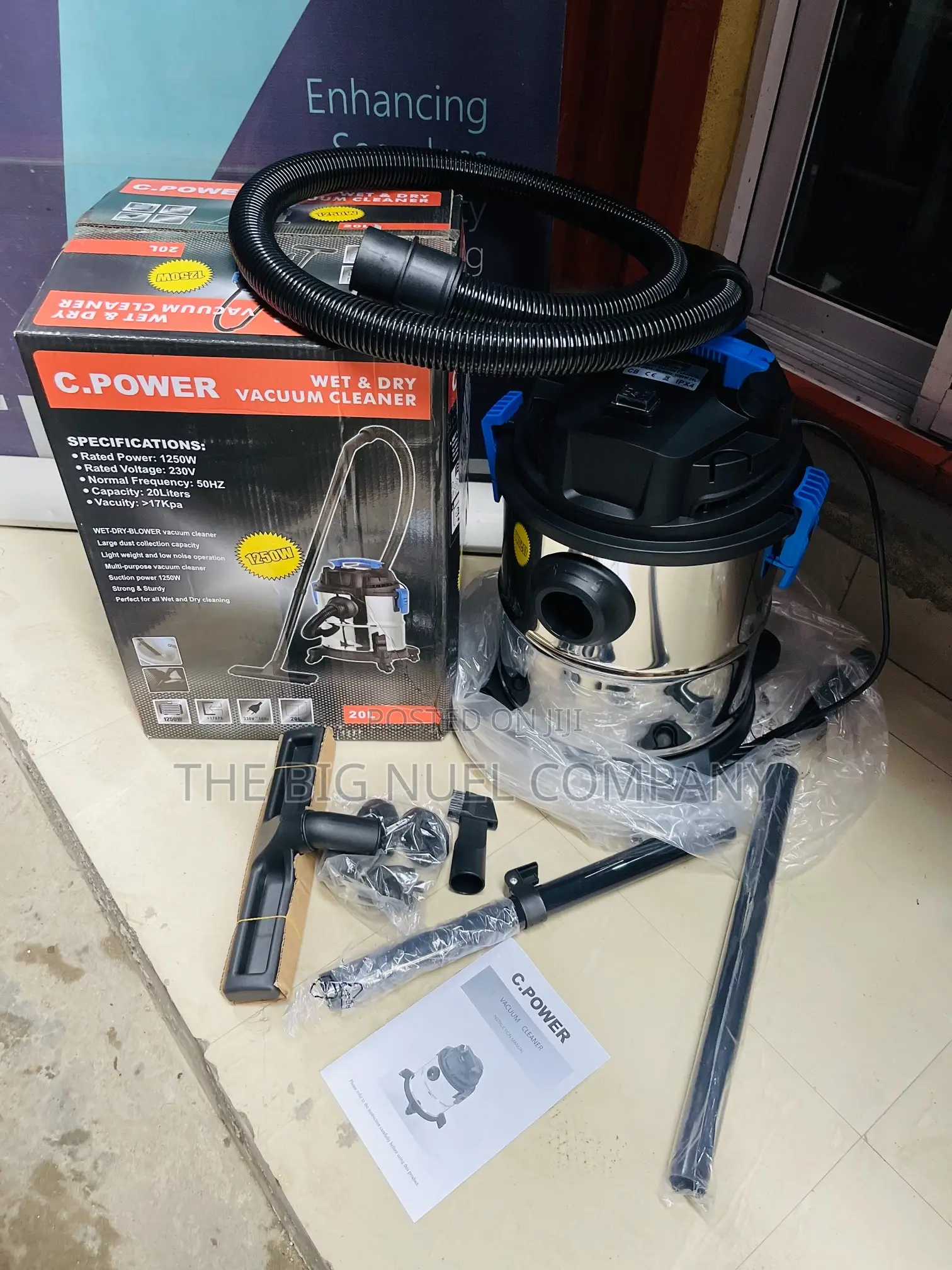 Wet and Dry Vacuum Cleaner 20L