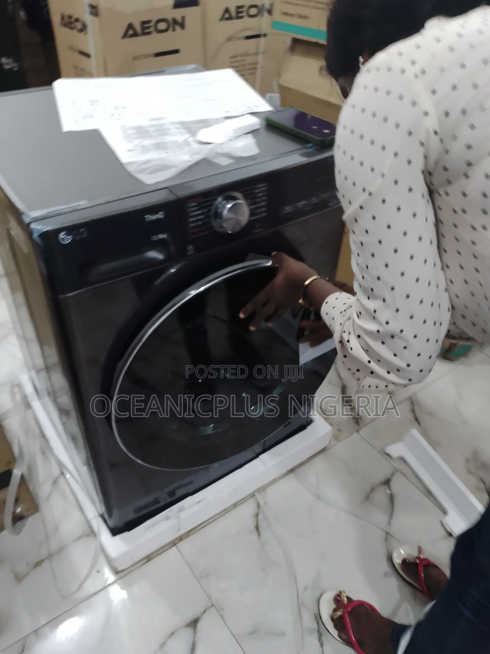 Very Durable-12kg-Lg [2in1] Was and Dry Washing Machine