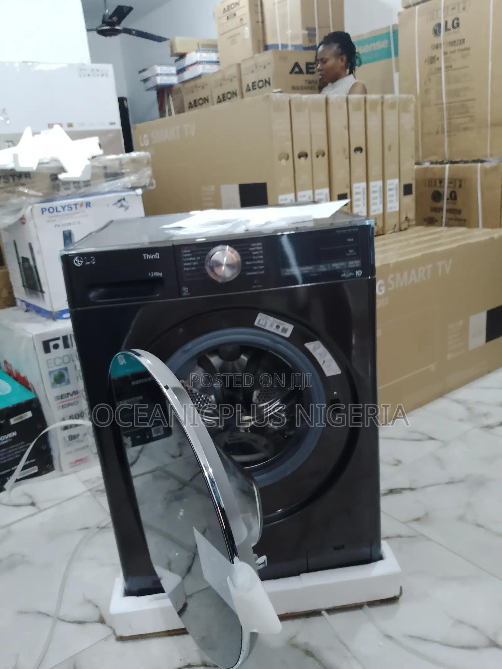 Effective 12kg-Lg-[2in1] Wash and Dry Washing Machine