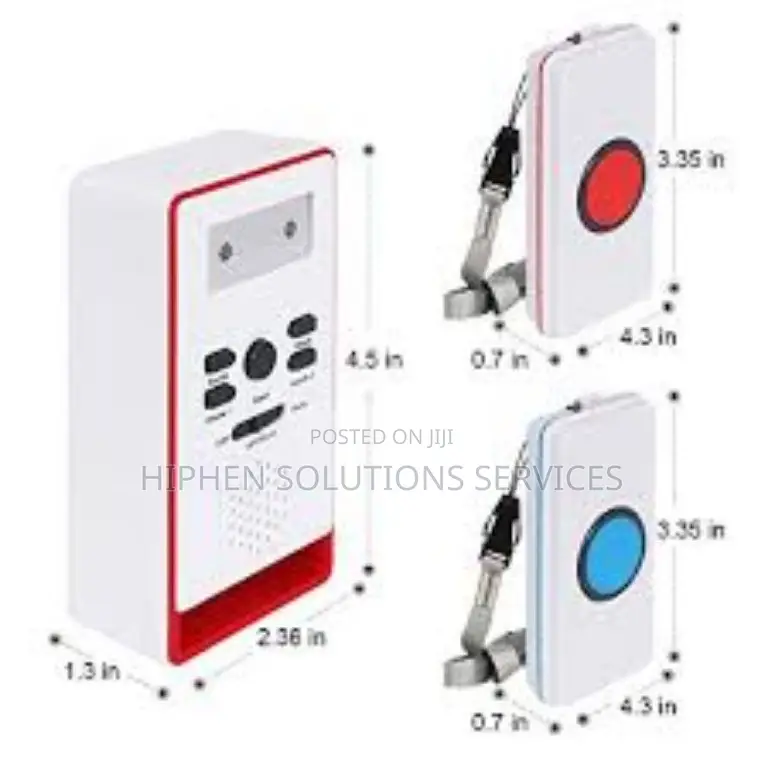 Wireless Caregiver Pager Nurse Call Button