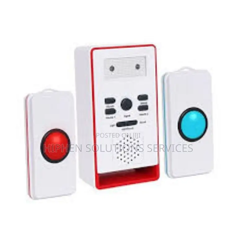 Wireless Caregiver Pager Nurse Call Button Set
