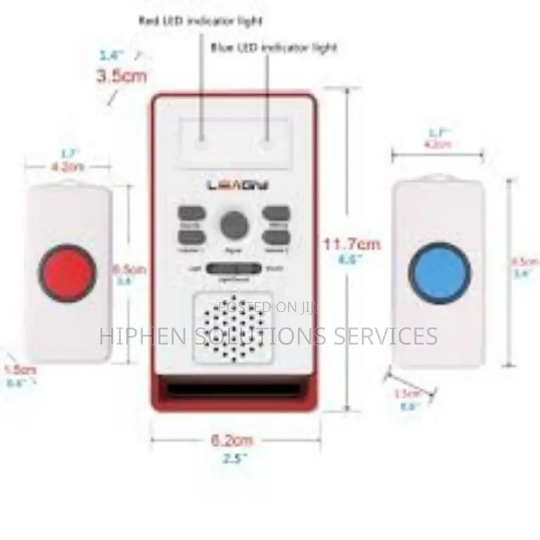 Wireless Caregiver Pager Nurse Call Button Set