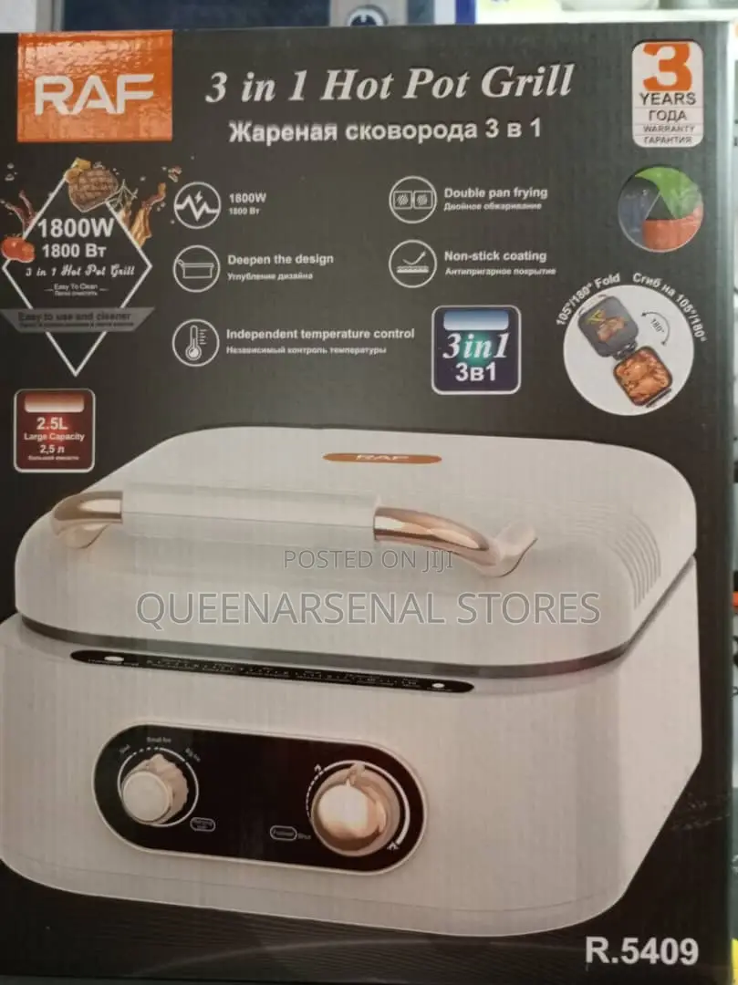 3in1 Electric Barbecue Hotpot With Grill