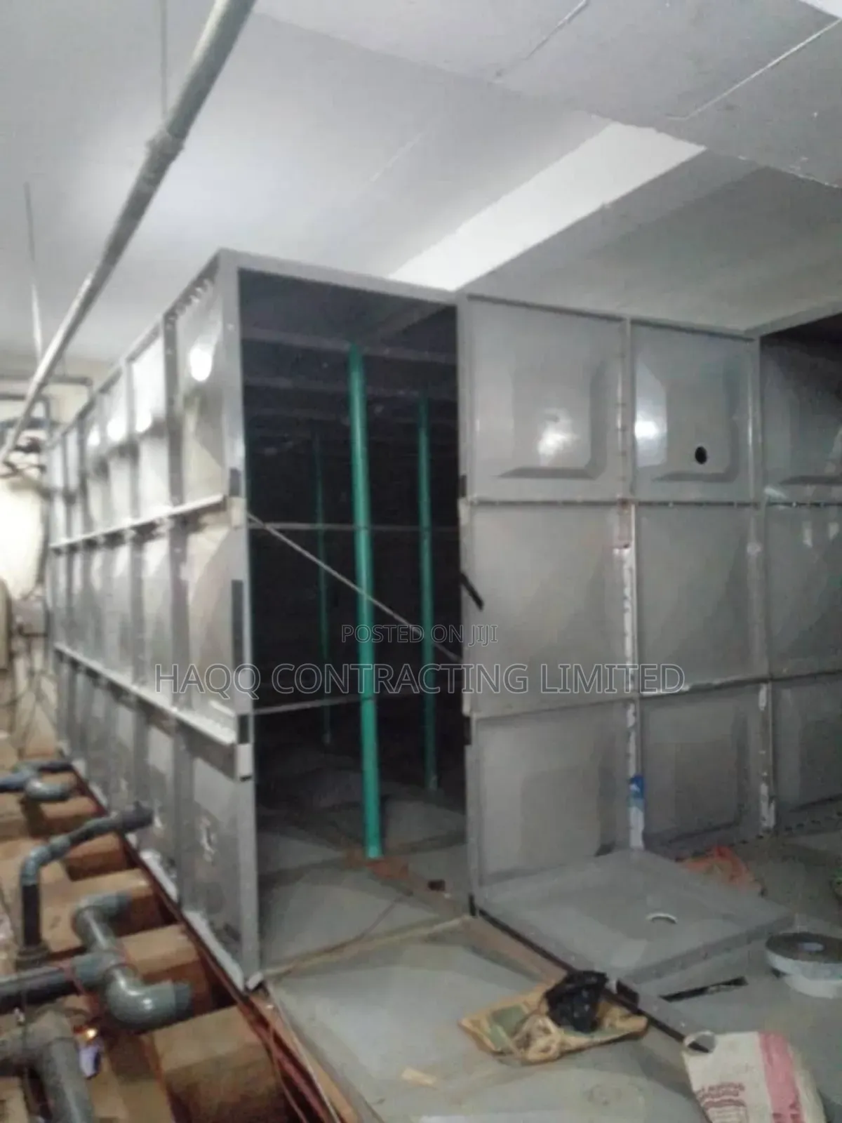 FRP/GRP Fibreglass Water Storage Tank Construction