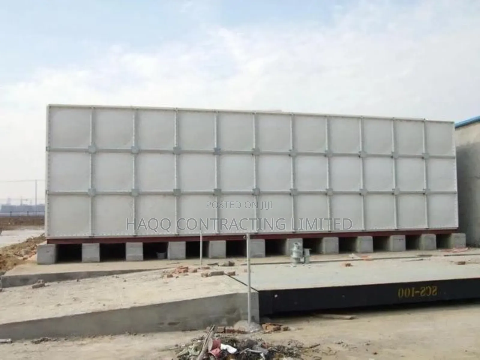 Fibreglass Reinforced Water Tank Construction
