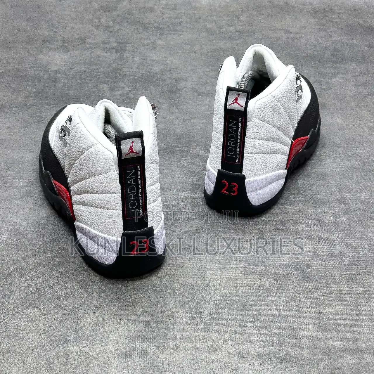 Original Air Jordan 12 Retro Gs Taxi Flip Sneakers