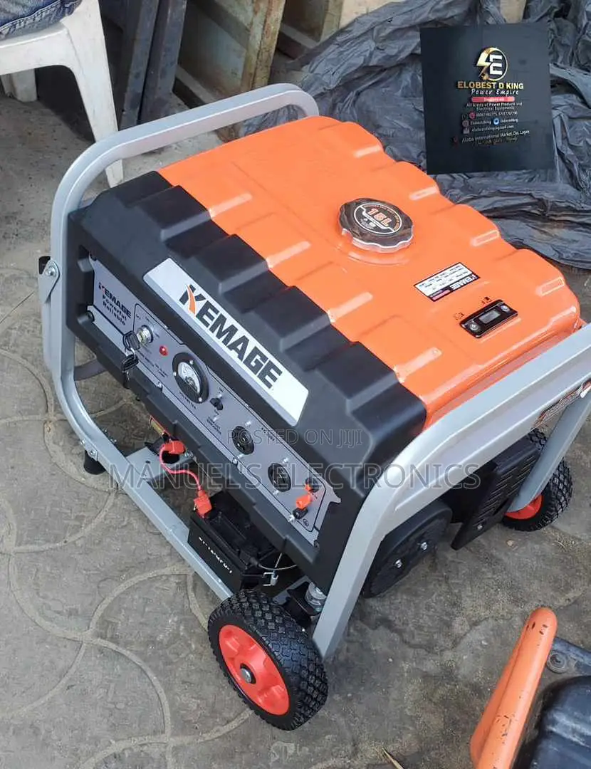 5.5kva Kemage Remote Control Petrol Gen 100% Copper Coil