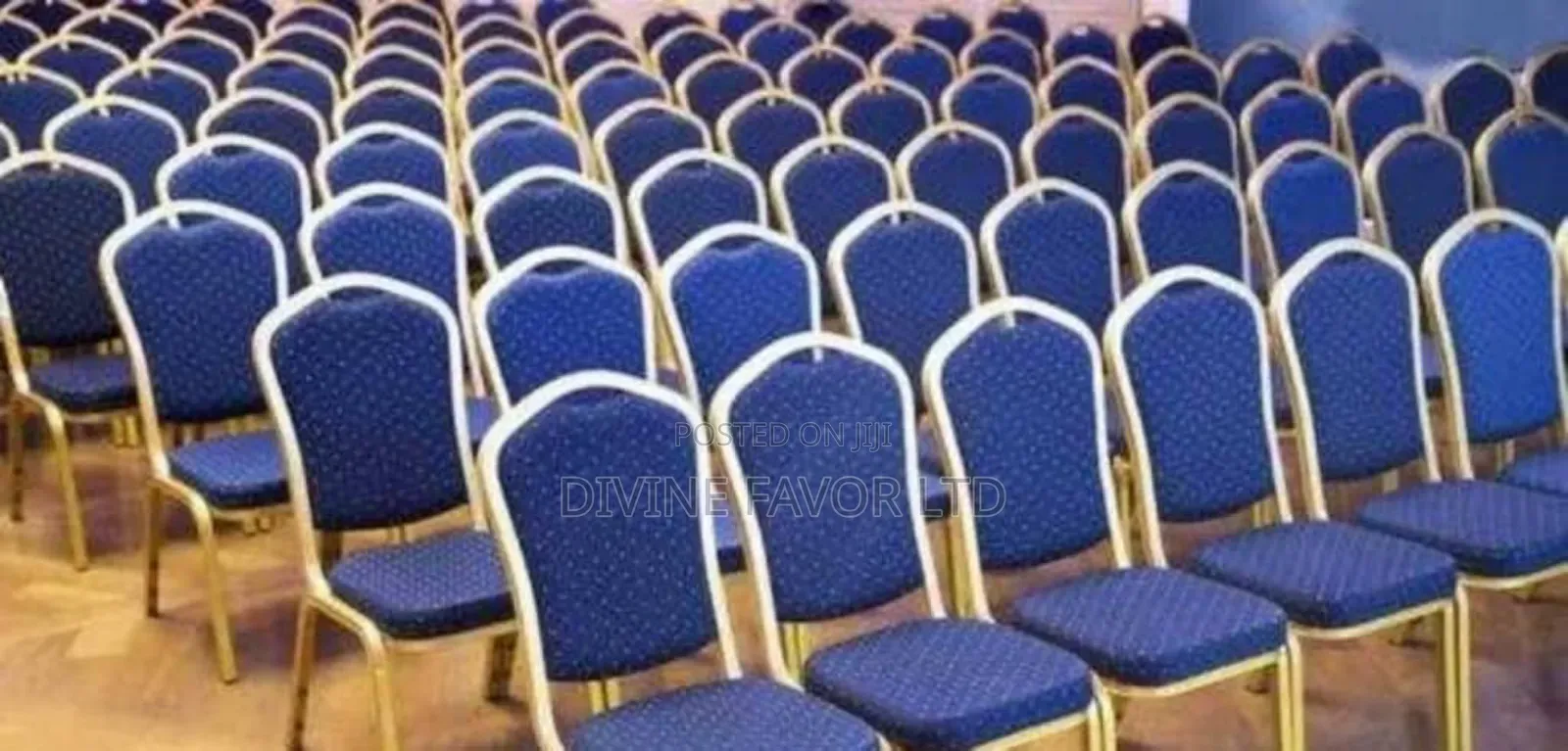 Blue Banquet Chair for Church