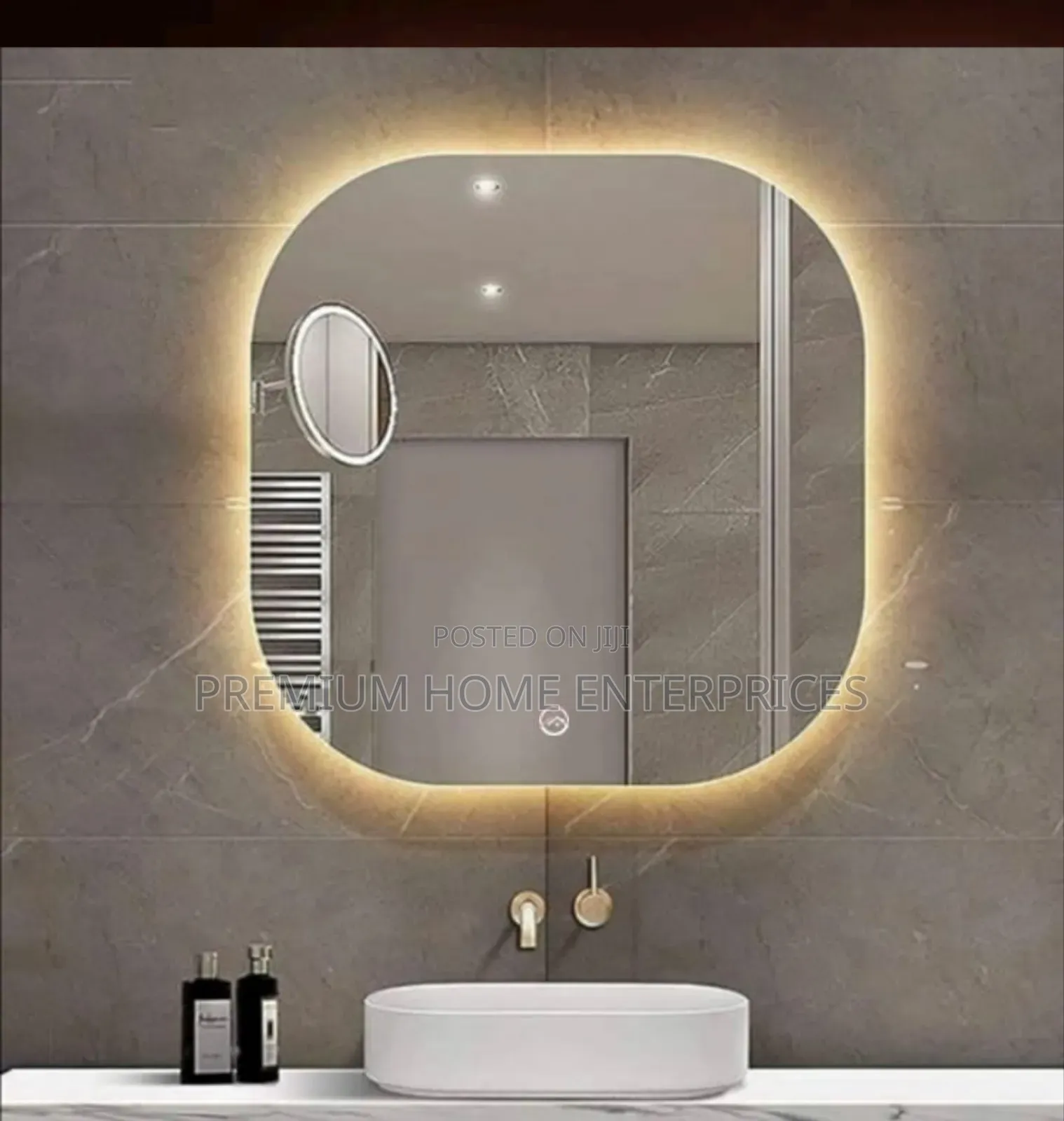 Square Led Mirror 70 by 70cm