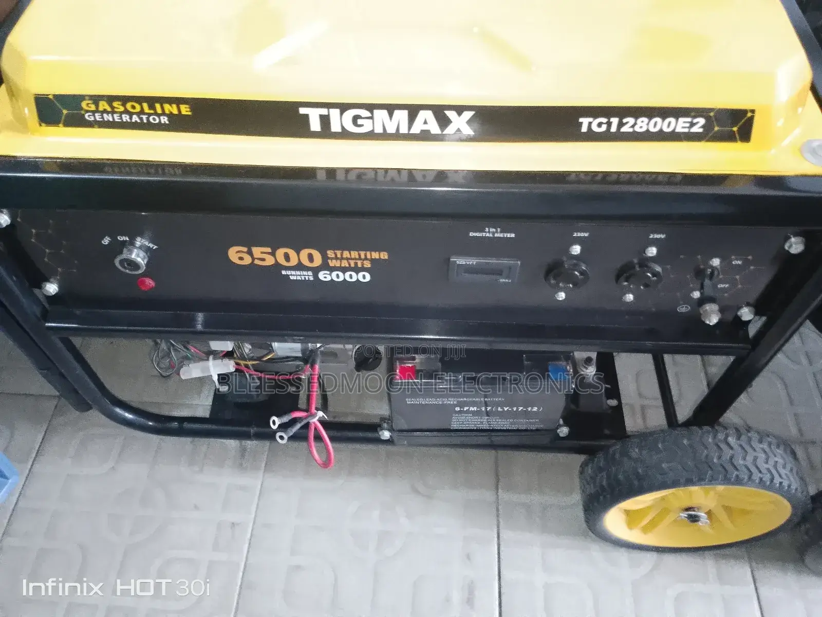Tigmax Cooper Coil Wire Generator 6.5kva 3 Years Warranty