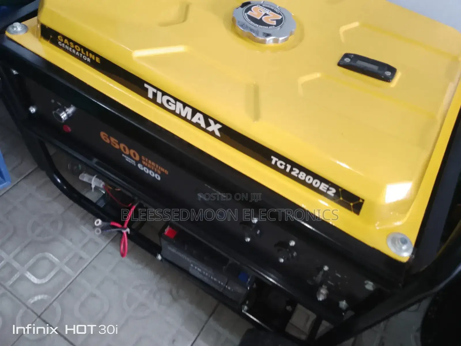 Tigmax Cooper Coil Wire Generator 6.5kva 3 Years Warranty
