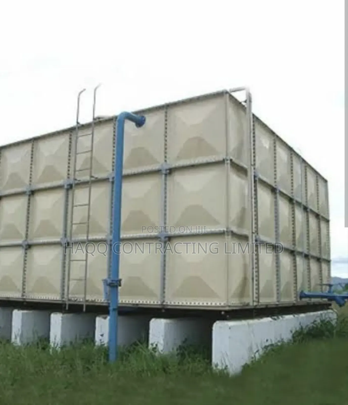 FRP/GRP 80,000 Litres Water Tank Construction