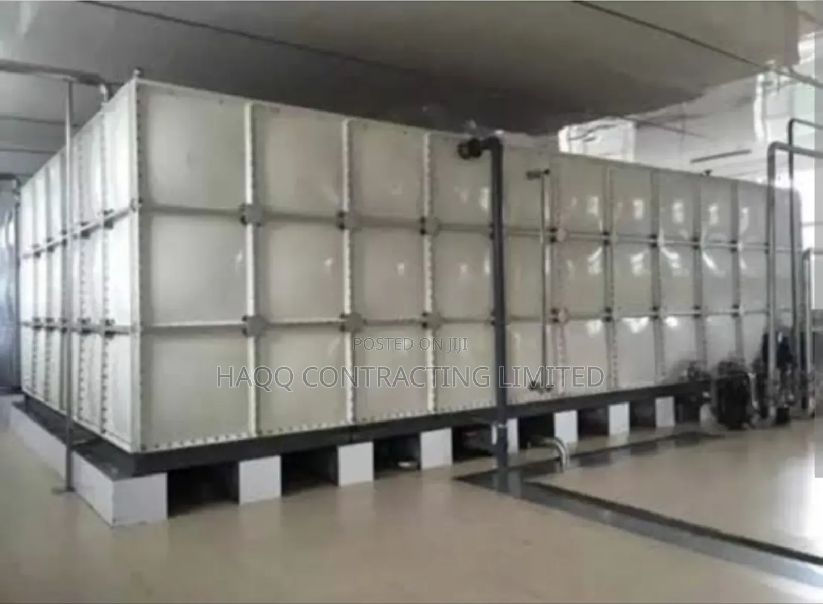 Fibreglass Water Storage Tank Fabrication