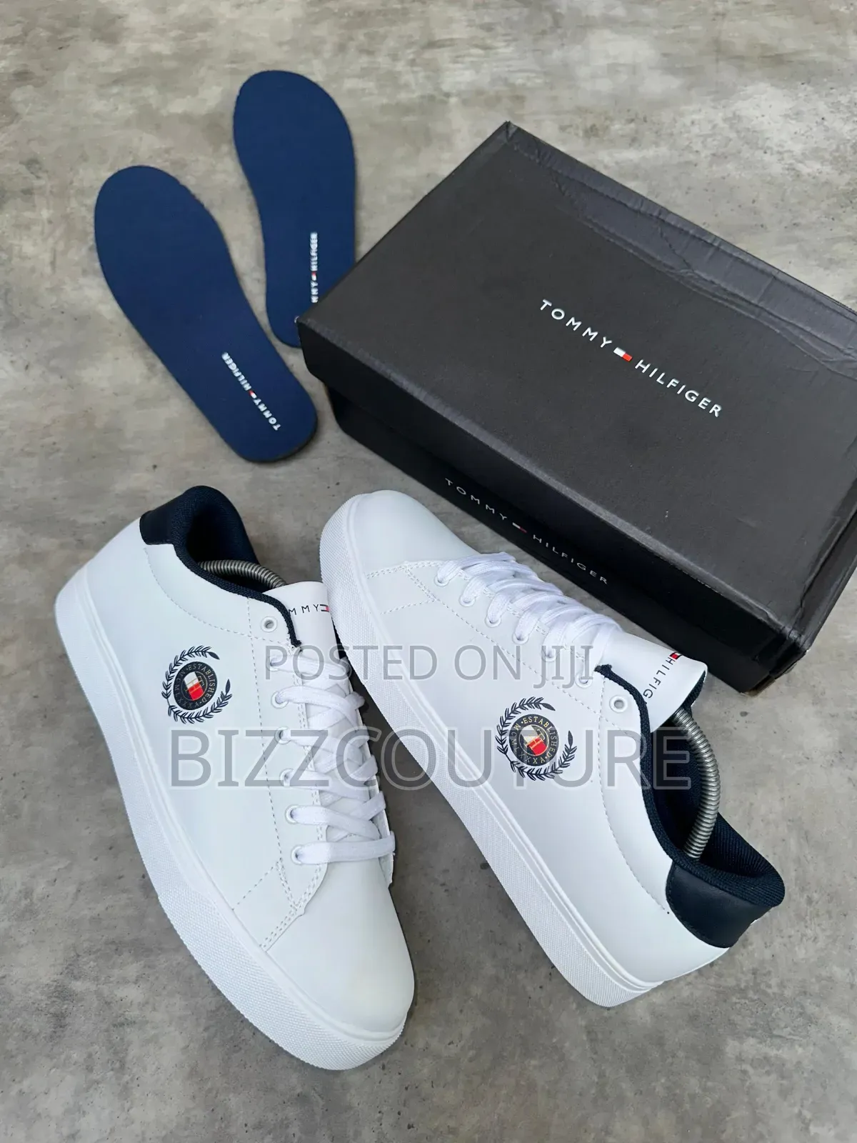 Original TOMMY HILFIGER White Sneakers Available in Store