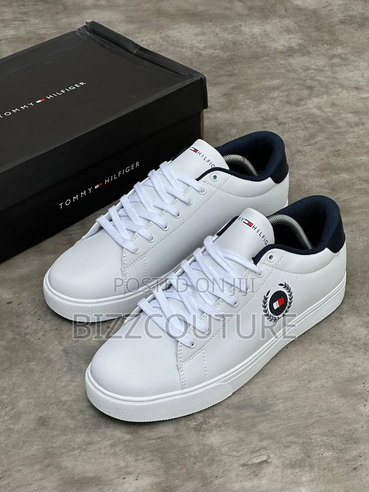 Original TOMMY HILFIGER White Sneakers Available in Store