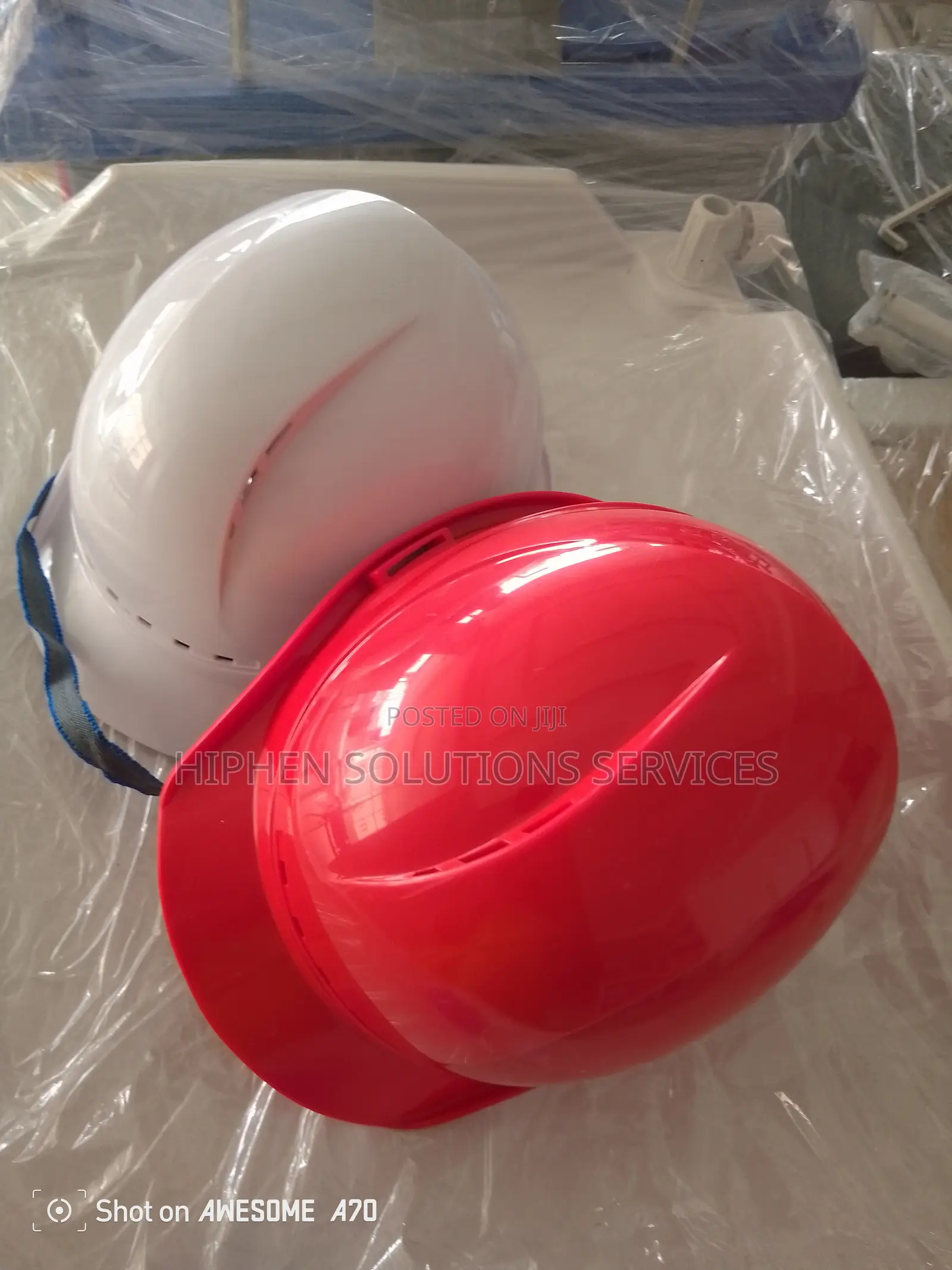 White Or Yellow PVC Safety Helmets