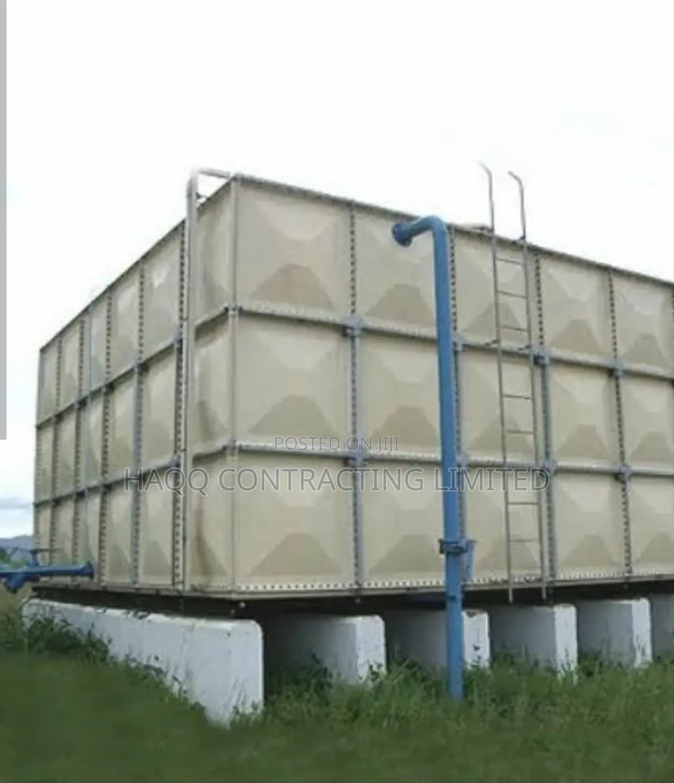Fibreglass FRP/GRP Water Tank Construction
