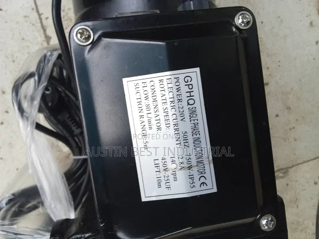 Electric Gas Transformer Pump 750w