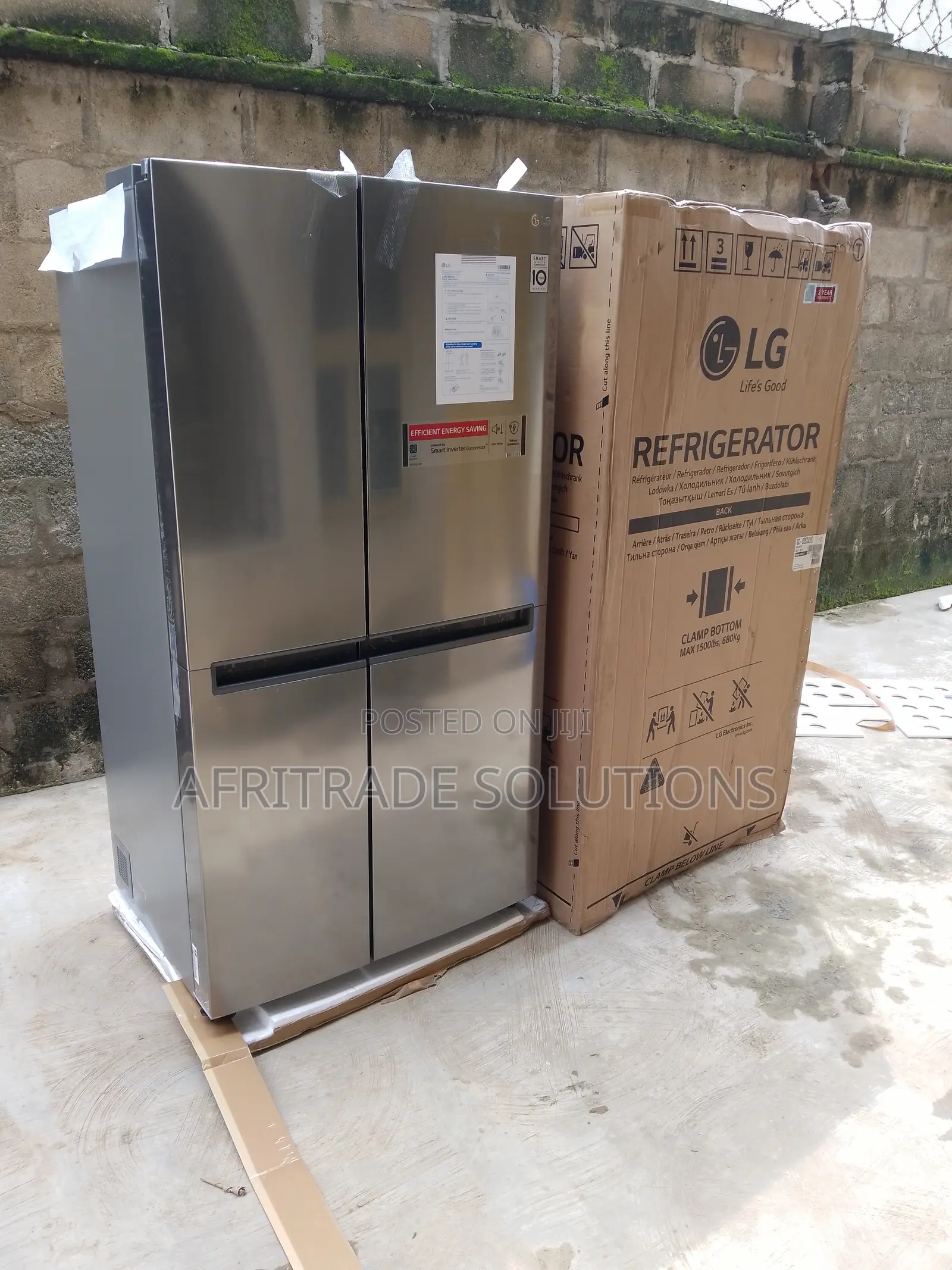 New LG 625L Side by Side Refrigerator Gc B(257jlyl)